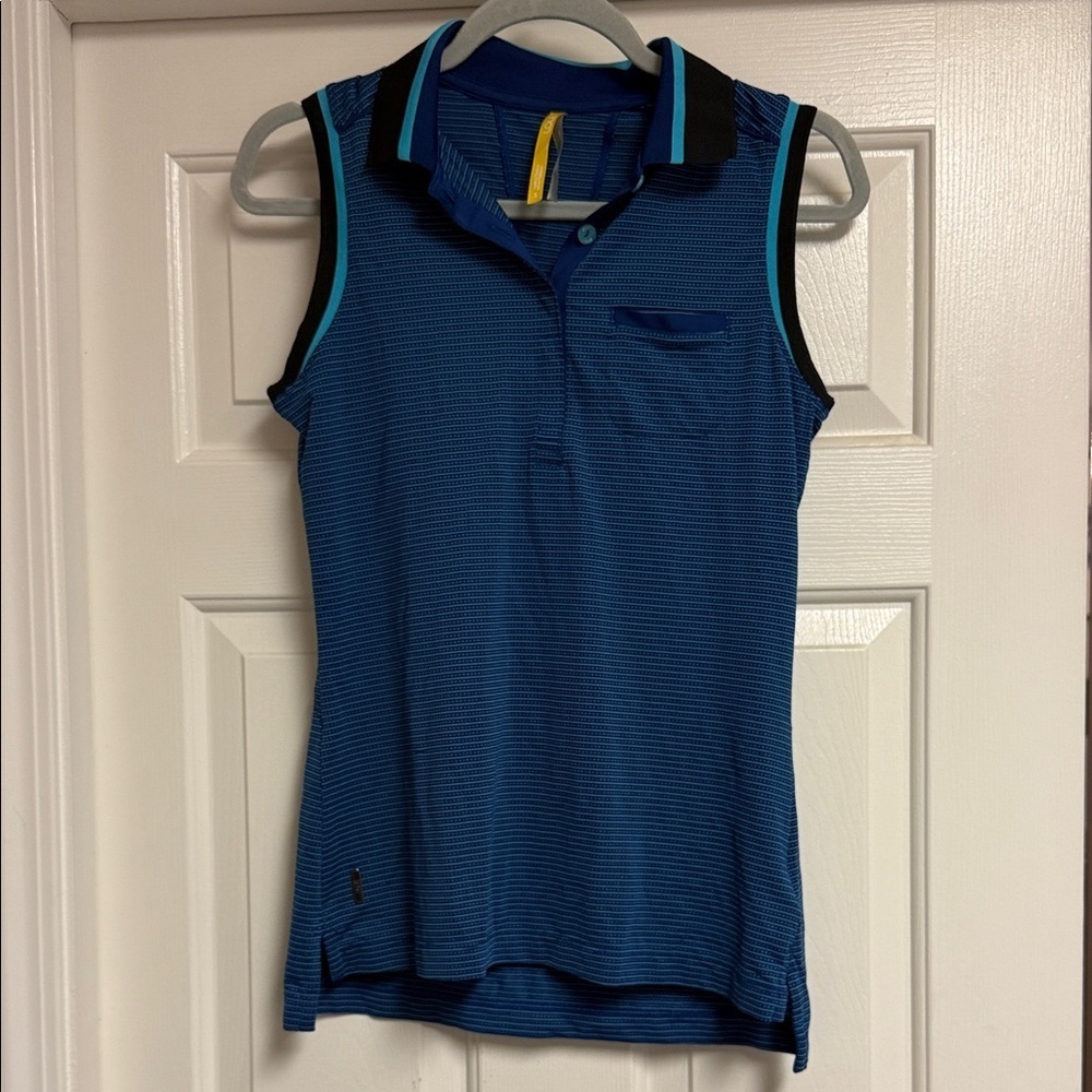 EUC Women’s Lole Sleeveless Golf Polo, Size S